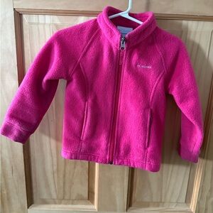 Like New, Girls Size 3T Columbia Zip Up Fleece